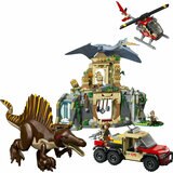 レゴ スピノサウルスとケツァルコアトルス 上空ミッション