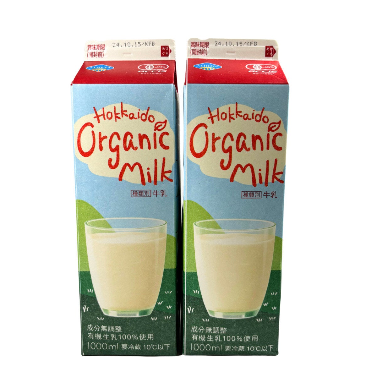 北海道 オーガニック牛乳 1L x 2パック 北海道 オーガニック牛乳 1L x 2パック