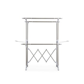 アイリスオーヤマ 組み立て簡単 たっぷり物干し KTM-2018R