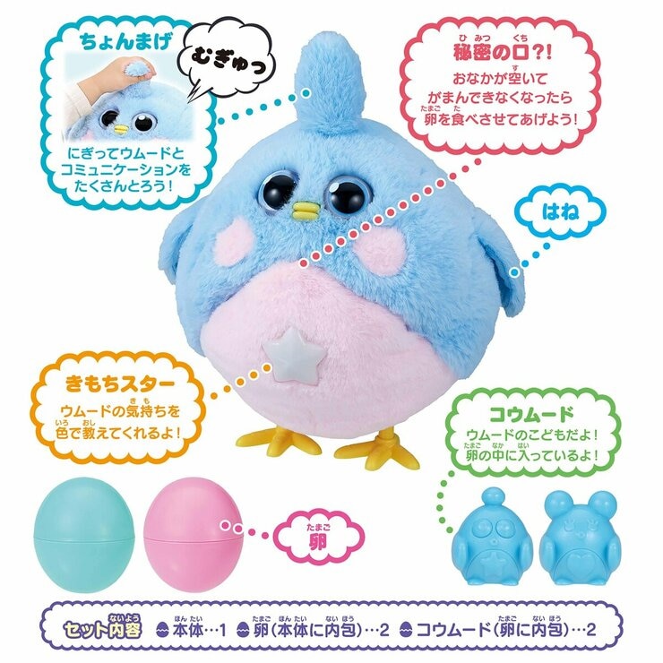 むぎゅむぎゅポン!たまごをウムード ライトブルーver. むぎゅむぎゅポン!たまごをウムード ライトブルーver.