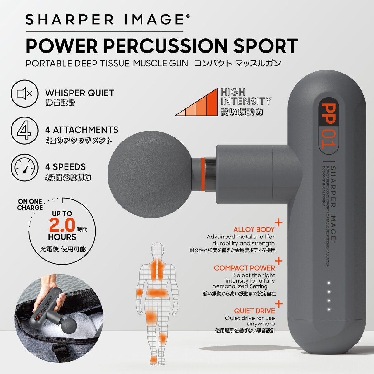 Sharper Image コンパクトマッスルガン Spi1001 Costco Japan Sharper Image コンパクトマッスルガン Spi1001 Costco Japan
