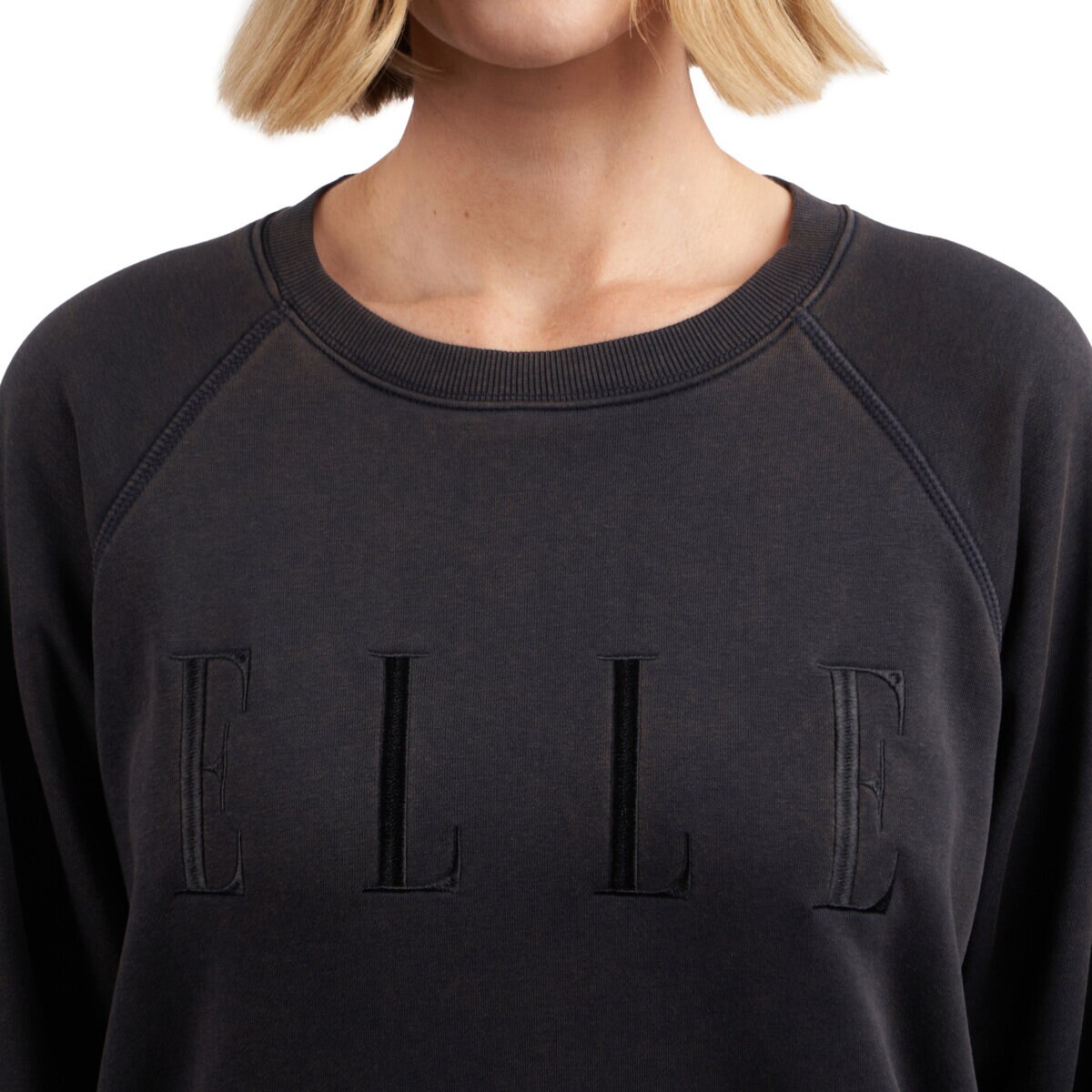 エル ウィメンズ ロゴ スウェット ダークネイビー XL