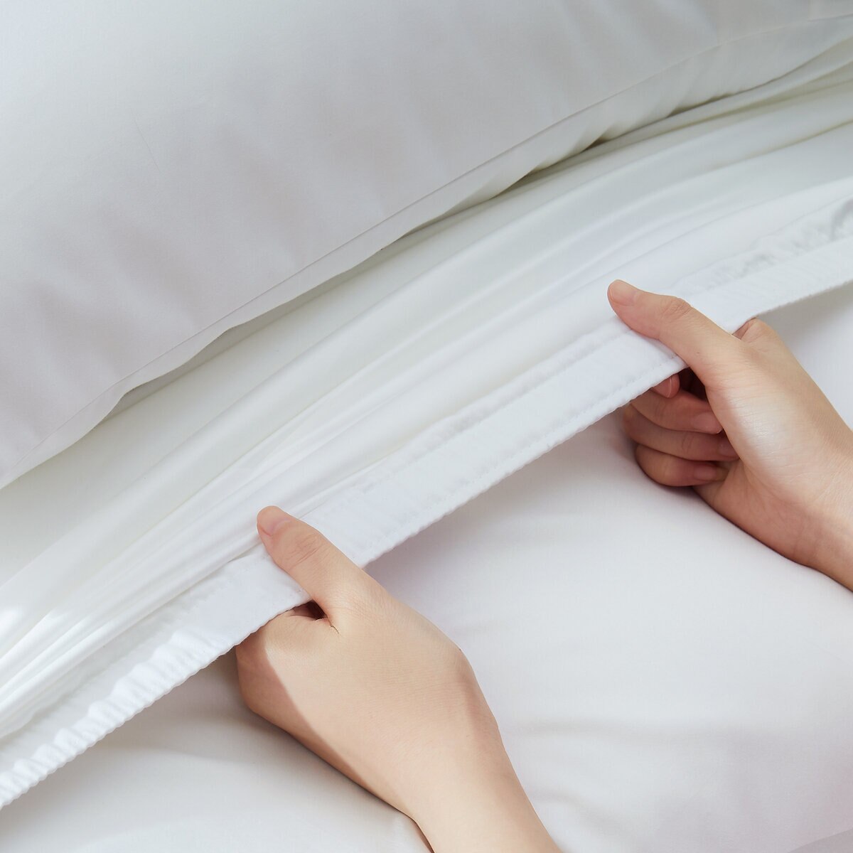 KS シーツセット 6点セット USキングサイズ ブライトホワイト