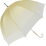 assa 雨傘長傘 CAL60 お菓子 透明 イエロー / グラデーションゼリー RL842
