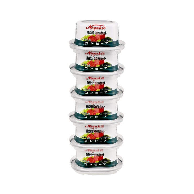 ノザキ 脂肪分 50%カット コンビーフ 80g x 6缶 ノザキ 脂肪分 50%カット コンビーフ 80g x 6缶