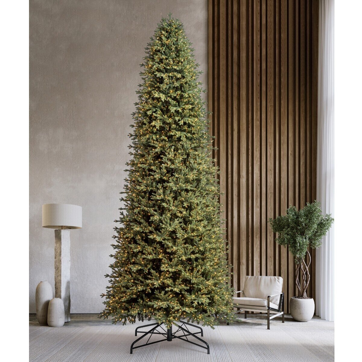 約457cm クリスマスツリー 電飾付き