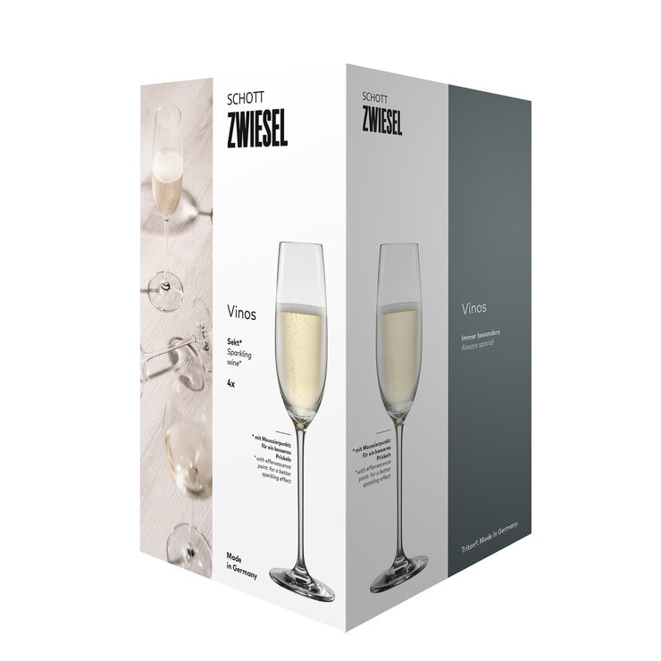 ツヴィーゼルフォルテッサジャパン VINOS スパークリンググラス 4脚 ツヴィーゼルフォルテッサジャパン VINOS スパークリンググラス 4脚