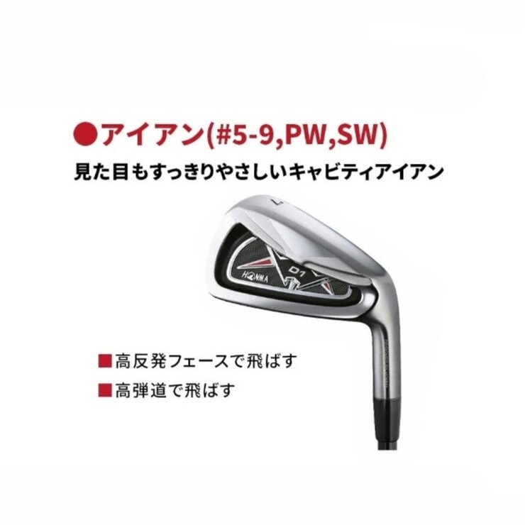 本間 D1 ゴルフクラブセット ネイビー