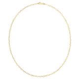14K Yellow Gold ハート リンク ネックレス