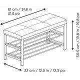 Neatfreak!(ニートフリーク!)収納付きファブリックベンチ Neatfreak!(ニートフリーク!)収納付きファブリックベンチ