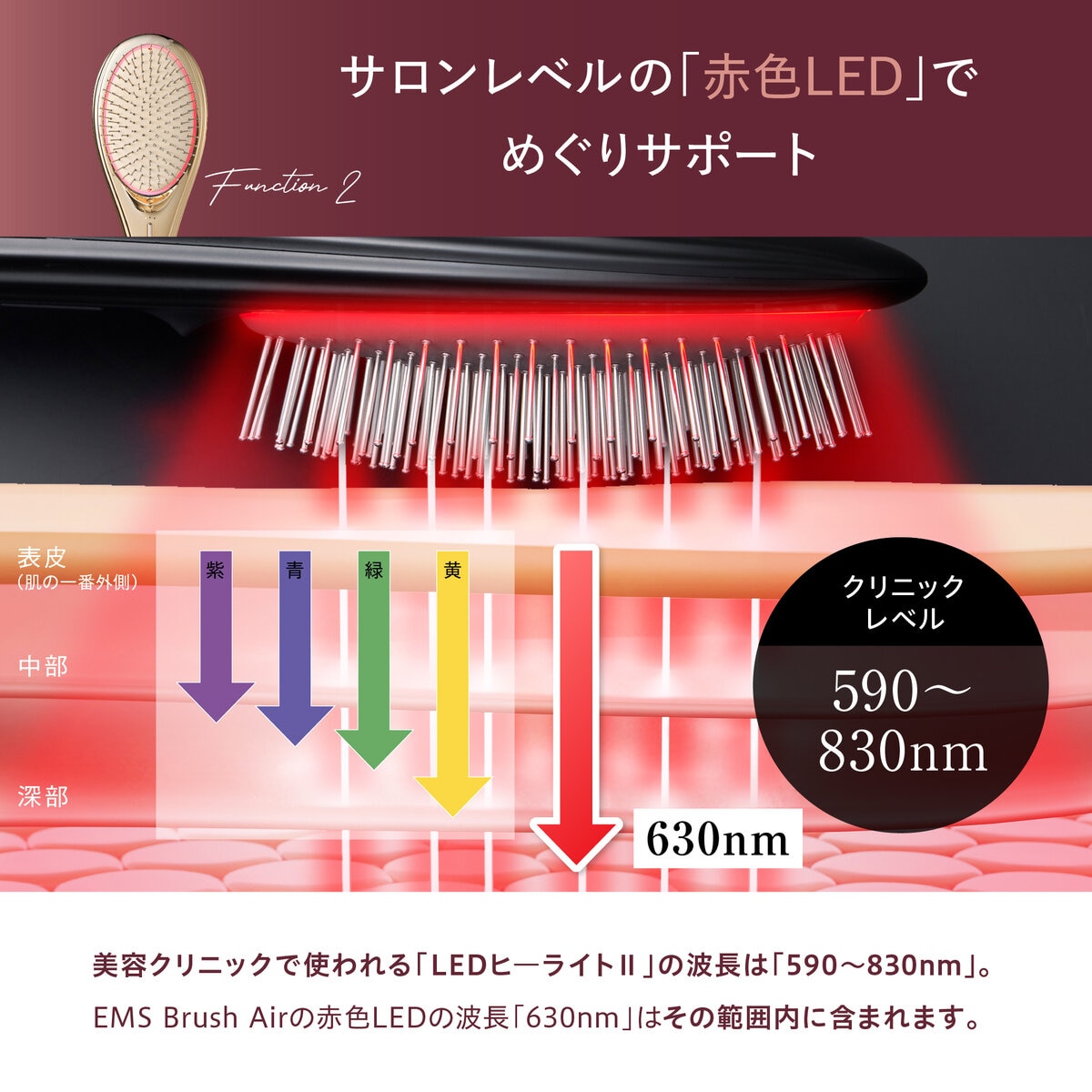 ウェーブウェーブ ヘアブラシ EMS Brush Air wh41-01