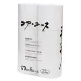 【配送エリア限定】コア ユース シングル 170m x 24 ロール 再生紙 x 30個（1パレットあたり）