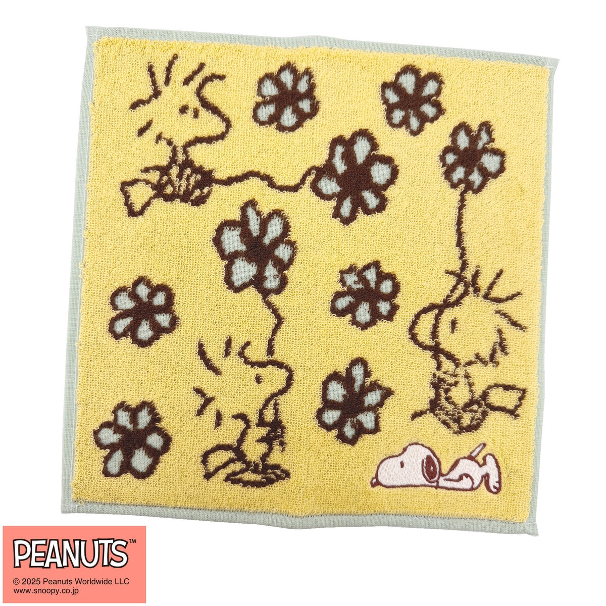 スヌーピー ハンカチタオル 5枚セット 25cm x 25cm スヌーピー B