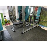 セルデス New ゴムチップマット 25ミリ厚 50cm x 50cm 8枚セット イエローミックス(JL-02)