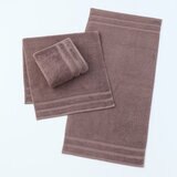 UCHINO 贅沢ボリューム フェイスタオル 3枚組 38cm x 80cm ブラウン