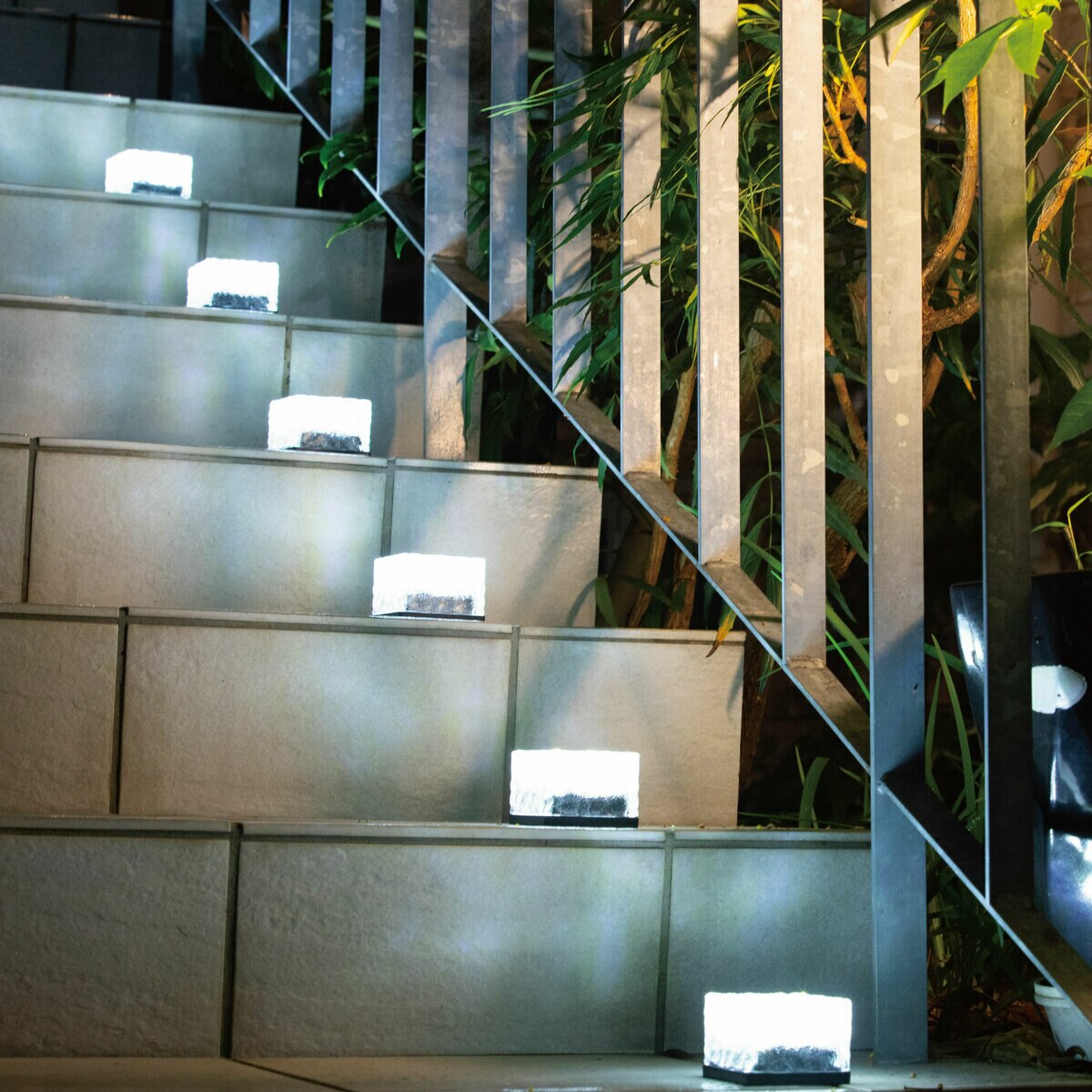 ダイス LEDソーラーキューブライト 6個セット