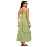 ジェゼベル レディース ティアード ドレス セージ L