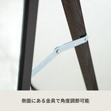 永井興産 ワイドスタンドミラー ブラウン色 幅90cm NK-9000