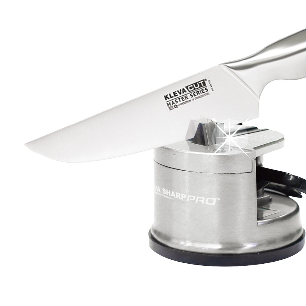 KLEVA クレバーシャープ プロ (シルバー) ナイフシャープナー