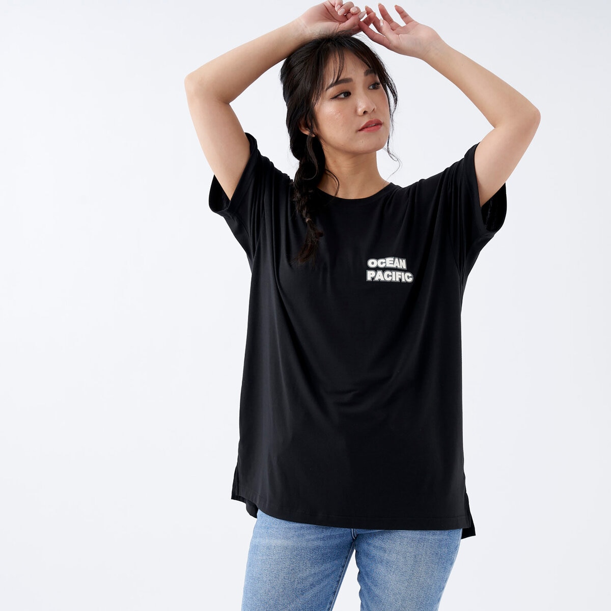 オーシャンパシフィック レディース UVカット 半袖Tシャツ