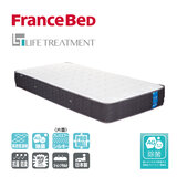 フランスベッド ダブル マットレス LT-7000α ミディアムソフト (ベッドパッドとシーツ2枚付き）