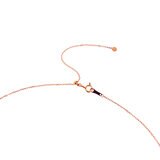 18K ピンクゴールド あこやパール ネックレス 50㎝