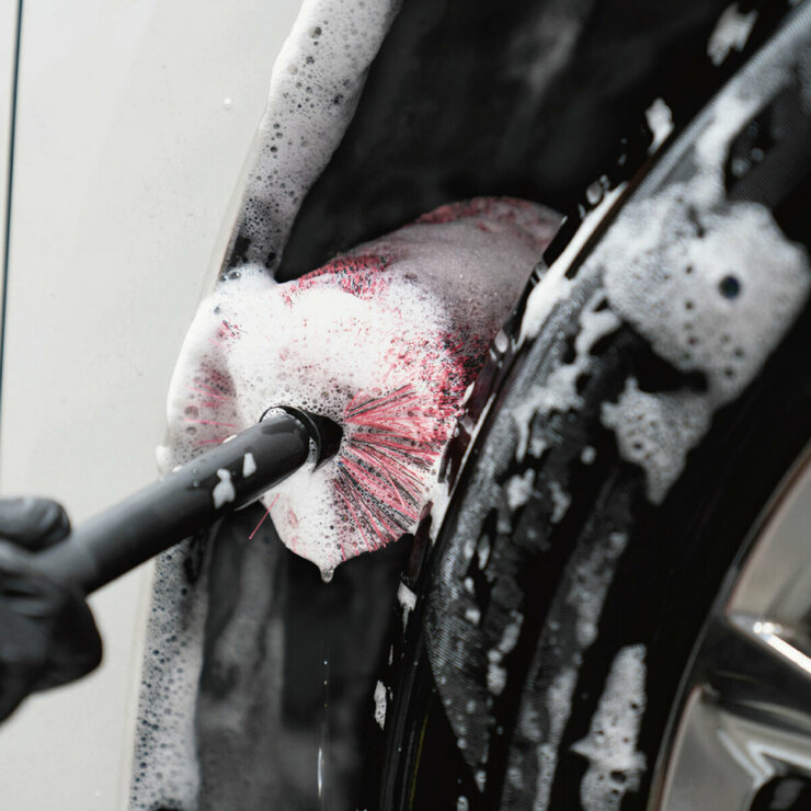 COAZ SELECTION タイヤハウスブラシ 40.6cm x 10.2cm 汚れ落ち抜群