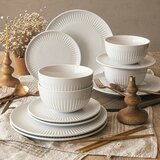 オーバーアンドバック ホワイトディナーウェア 12点