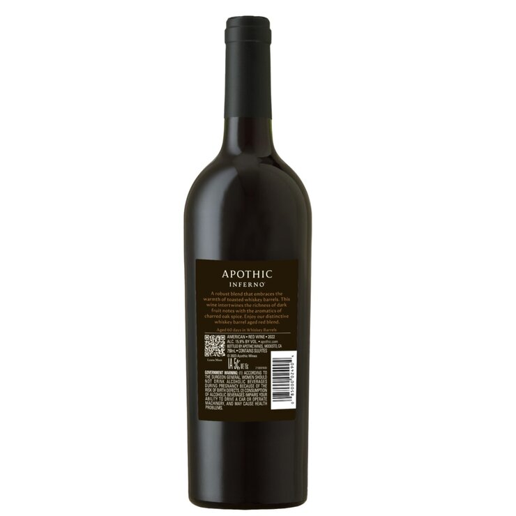 アポシック インフェルノ カリフォルニア レッド ブレンド 750ml