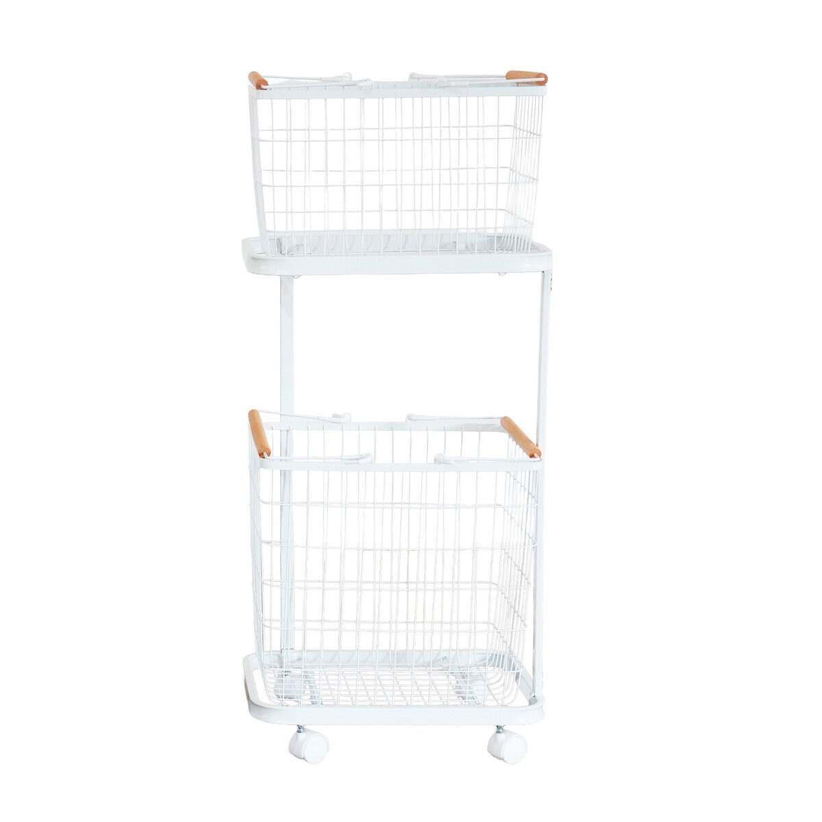 7Life ランドリーバスケット ホワイト