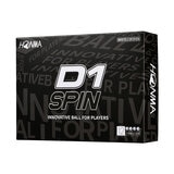 本間ゴルフ D1スピン ゴルフボール 2ピース構造 24個入り ホワイト