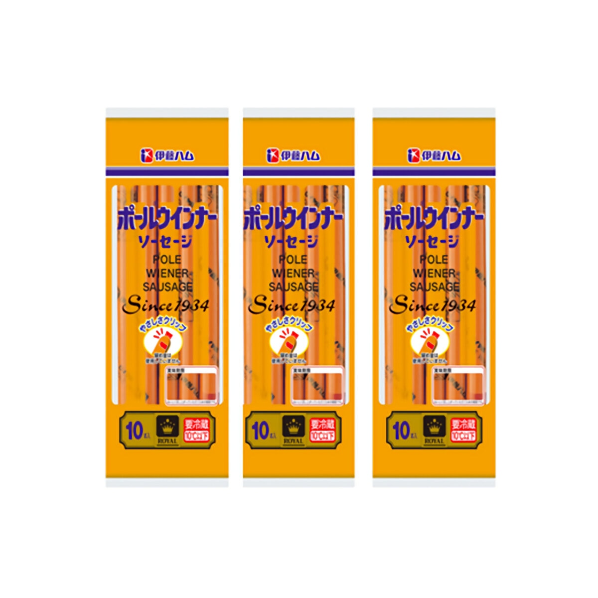 ポールウィンナーソーセージ 29g x 10パック x 3