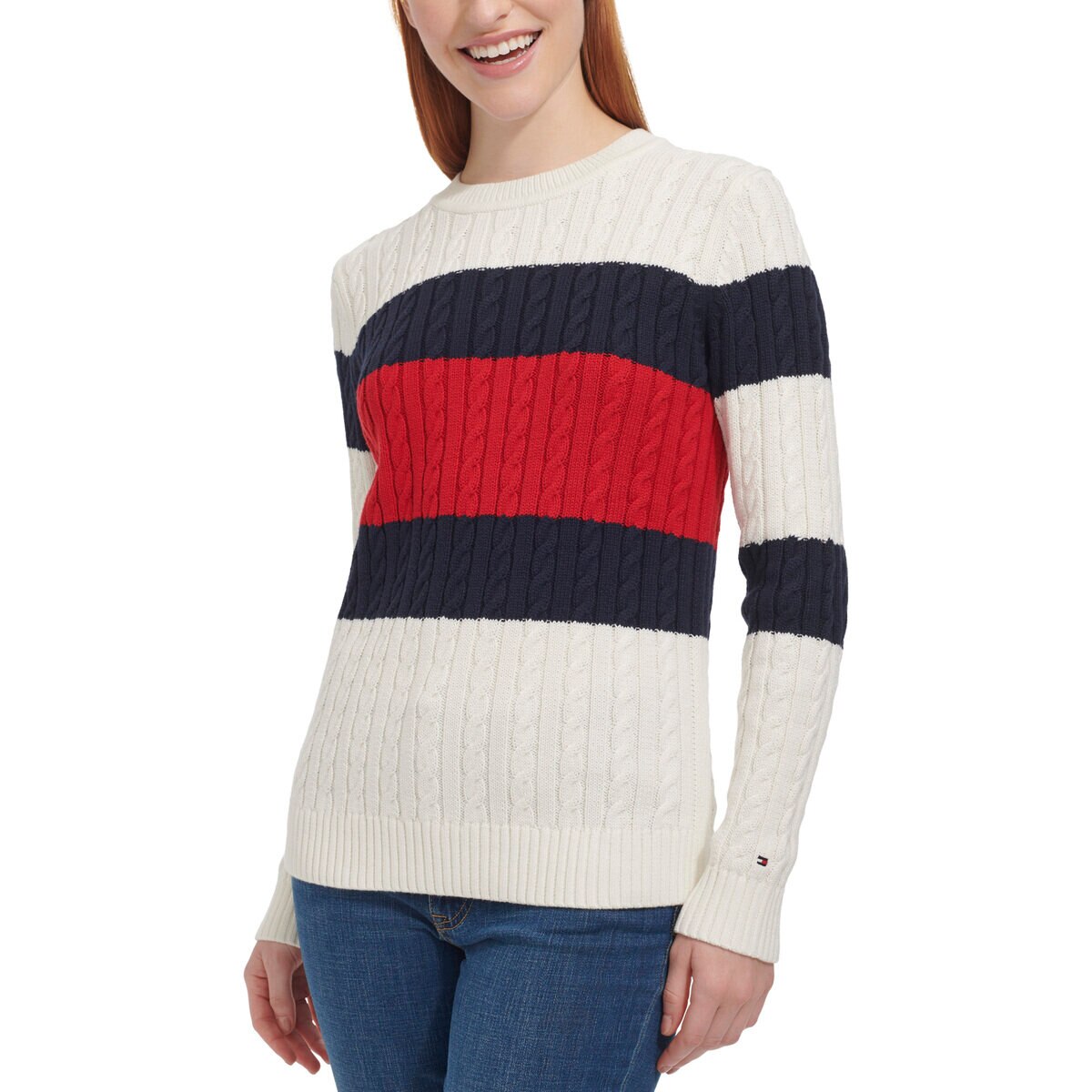 トミー ヒルフィガー レディース セーター ブライトホワイト S トミー ヒルフィガー レディース セーター ブライトホワイト S