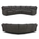 Gilman Creek Furniture 電動 布製リクライニングソファ 6ピース