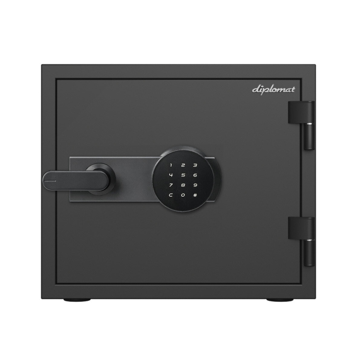 ディプロマット タッチパネル式 耐火・耐水デザイン金庫 19L 119HTPWR