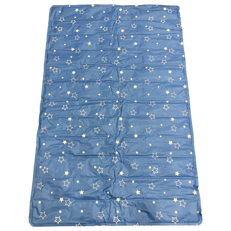 冷感ジェルマット 90cm x 140cm スター ブルー 冷感ジェルマット 90cm x 140cm スター ブルー