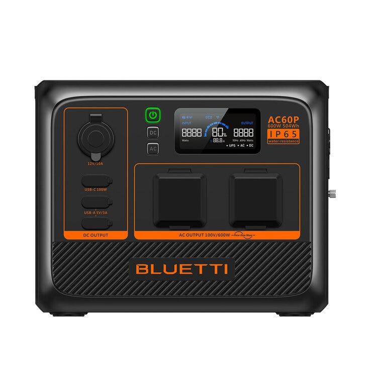 BLUETTI AC60P 小型ポータブル電源|防水・防塵モデル BLUETTI AC60P 小型ポータブル電源|防水・防塵モデル