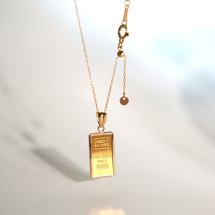 24K リバティコイントップ / 18K イエローゴールドチェーン 24K リバティコイントップ / 18K イエローゴールドチェーン