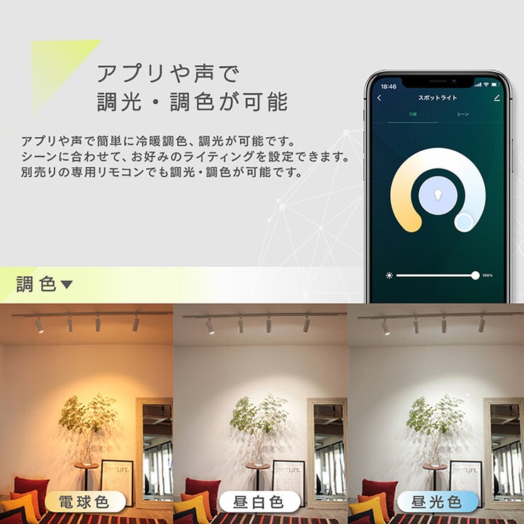 Edison Smart(エジソンスマート)【ビーム角調節タイプ】スポットライト Edison Smart(エジソンスマート)【ビーム角調節タイプ】スポットライト