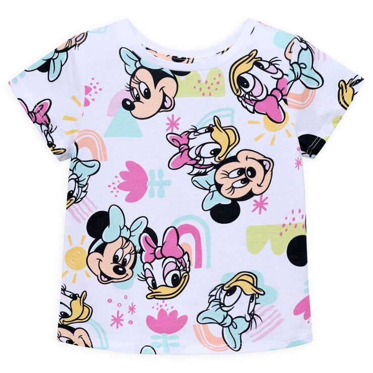 キャラクター キッズ 半袖 Tシャツ 4枚組 ミニー 4