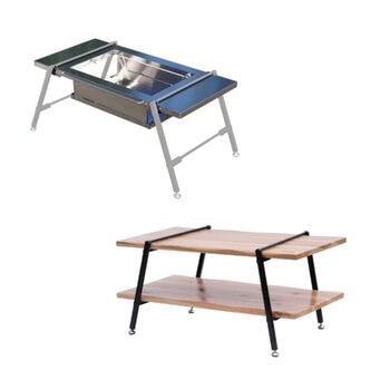 鎌倉天幕 アウトドアテーブル GL TABLE 800 BBQ SET BBQ UNIT OPTION