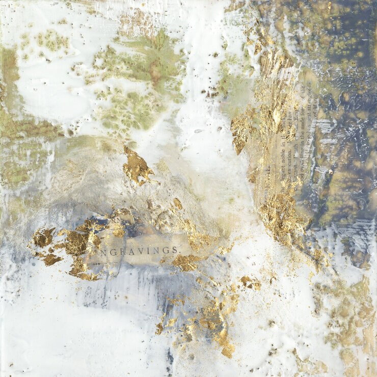 キャンバスアート ~ Gilded Aerial ~ 24 x 24" / 61 x 61 cm キャンバスアート ~ Gilded Aerial ~ 24 x 24" / 61 x 61 cm