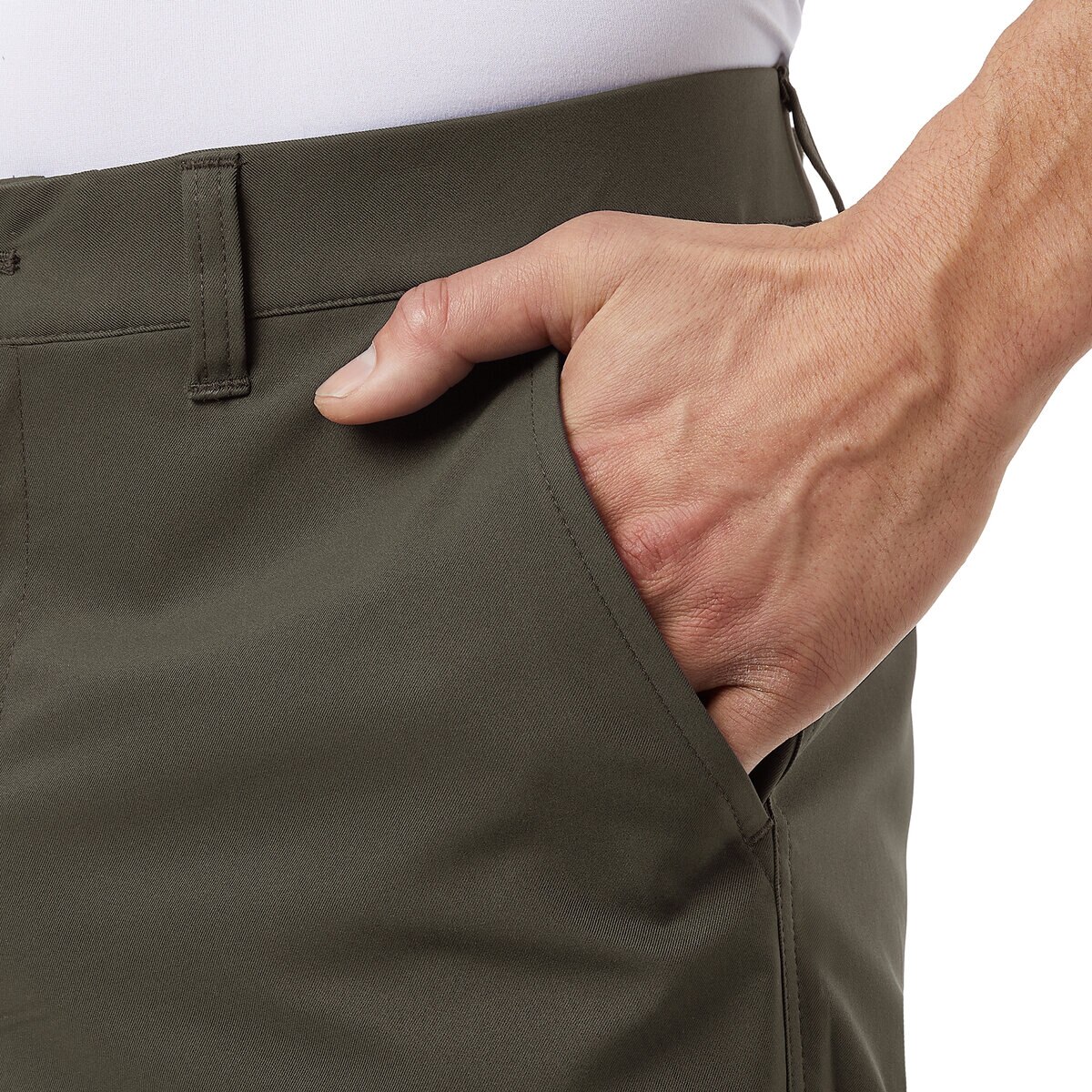 32 DEGREES メンズ テック パンツ オリーブ ウエスト34 股下30