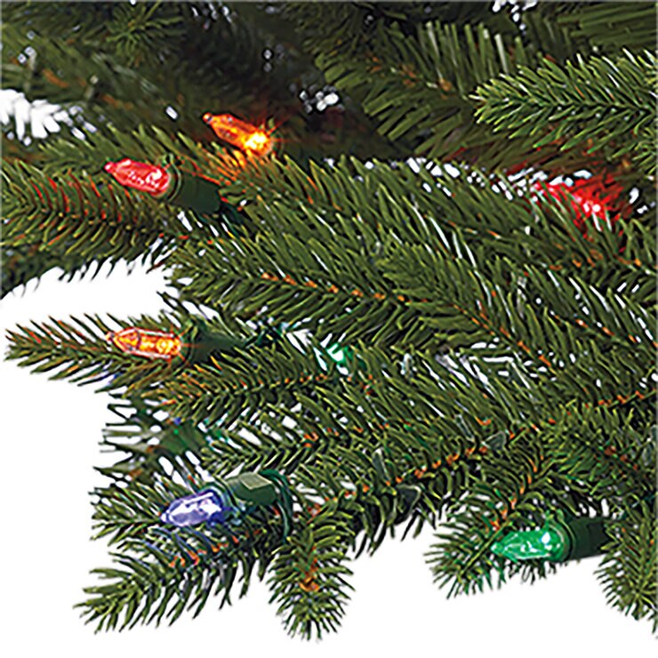 クリスマスツリー スリム型 電飾付き 約198cm クリスマスツリー スリム型 電飾付き 約198cm