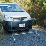 YAMAZEN アメリカンフェンススタンド シルバー