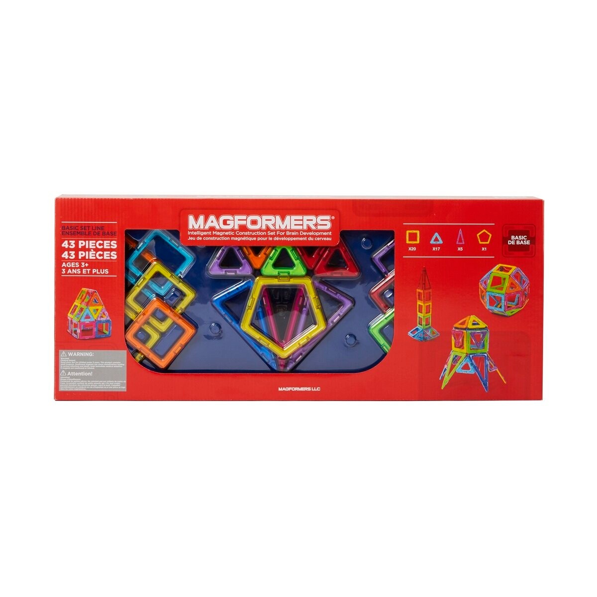 マグフォーマー 43ピース ベーシックセット