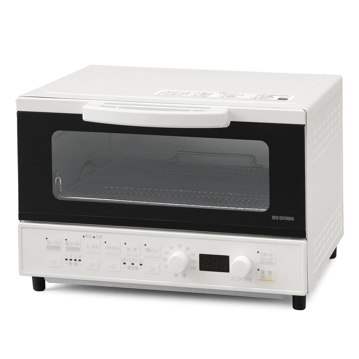 アイリスオーヤマ　マイコン式オーブントースター ホワイト MOT-401