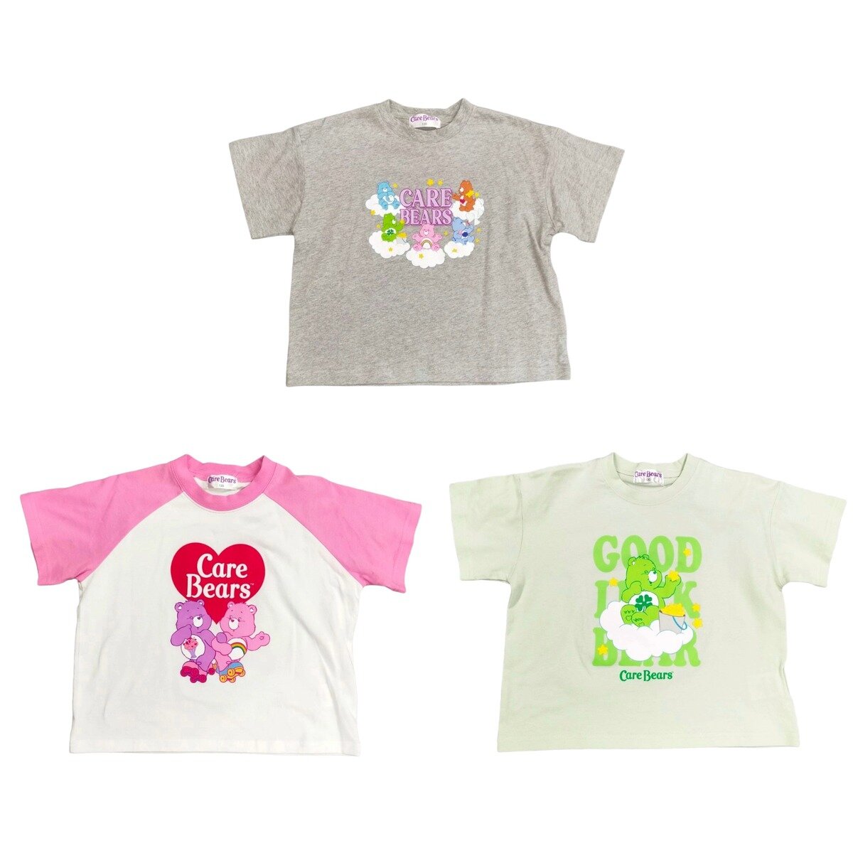 ケアベア Kids 半袖 Tシャツ 3枚組 アソート A 140