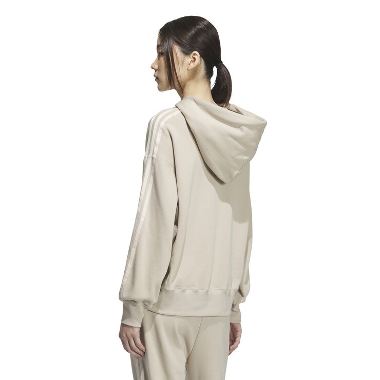 アディダス レディース プルオーバー フーディー ベージュ S