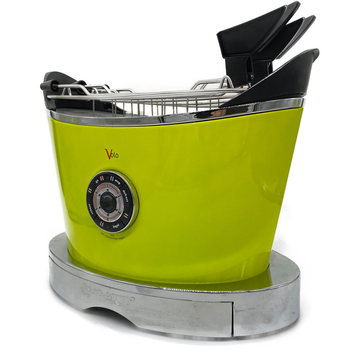 オシャレ【ポップアップトースター】BUGATTI  ITALY アップルグリーン オシャレ【ポップアップトースター】BUGATTI ITALY アップルグリーン